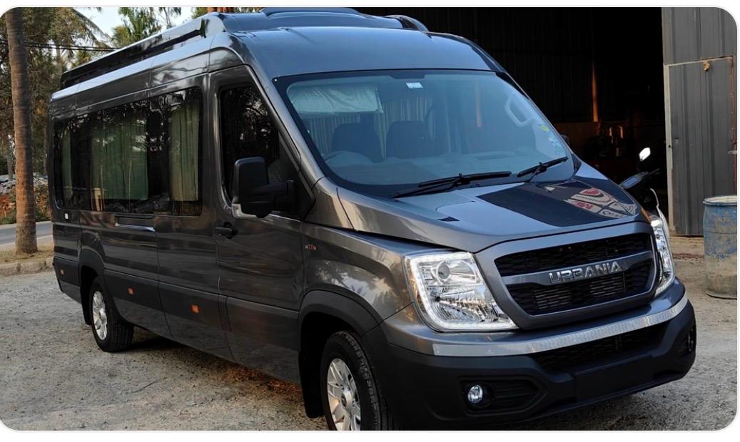 Force Urbania rental van in Bangalore - Monisha Cabs